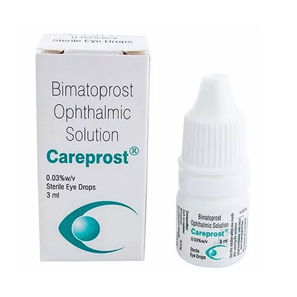 Careprost 0.03% Ophthalmic Solution (Bimatoprost) | Professional Eyelash Growth Treatment & Glaucoma Eye Drops